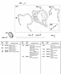 Gear Housing Drive Gear Diagram and Parts List for 587447-0205-E2  Briggs and Stratton Engine